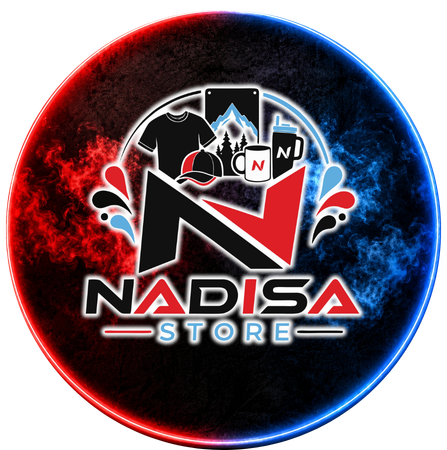 Logo of NADISA Store with brand elements on a circular background
