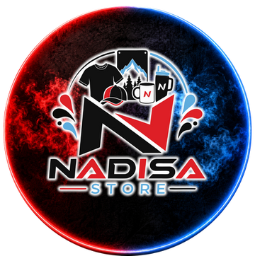Logo of NADISA Store with brand elements on a circular background
